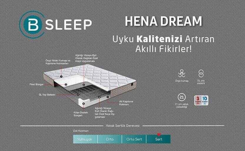 Bellona Hena Dream Matras Döşək 160x200 İki Nəfərlik - 3