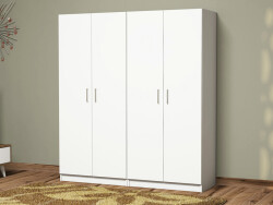 Belosic Kupe Dolab 4 Qapılı - Ağ - Modev (1)