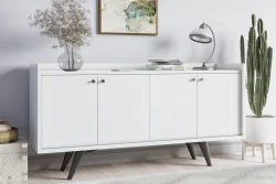 Bergen Konsol, 4 Qapılı - Ağ - 2