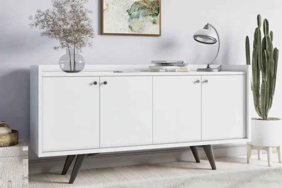 Bergen Konsol, 4 Qapılı - Ağ - 2