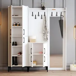 Berlin Abc Dəhliz Dolabı - Ağ - Modev (1)