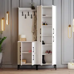 Berlin Ba Dəhliz Dolabı - Ağ - 2