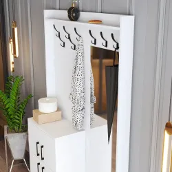 Berlin Bc Dəhliz Dolabı - Ağ - 3