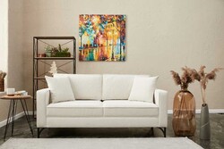 Berlin Serisi İkiyerli Divan Krem Siyah - Evdebiz