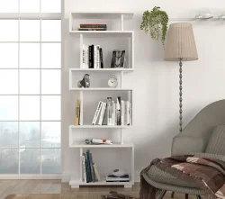 Blok Kitab Rəfi - Ağ - 2