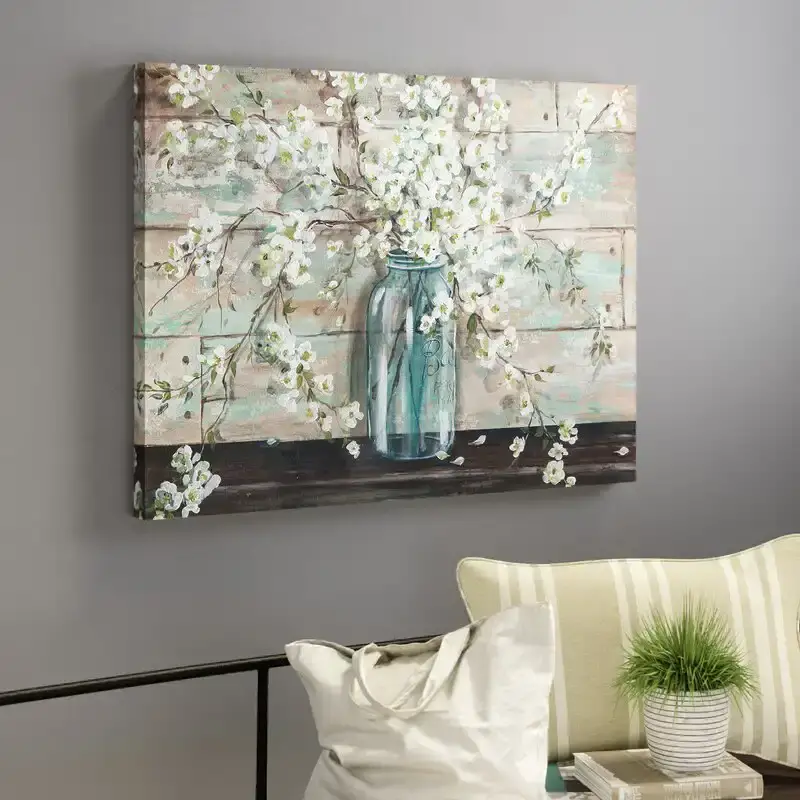 Blossoms Flower Kətan Tablo TB1326 - 1
