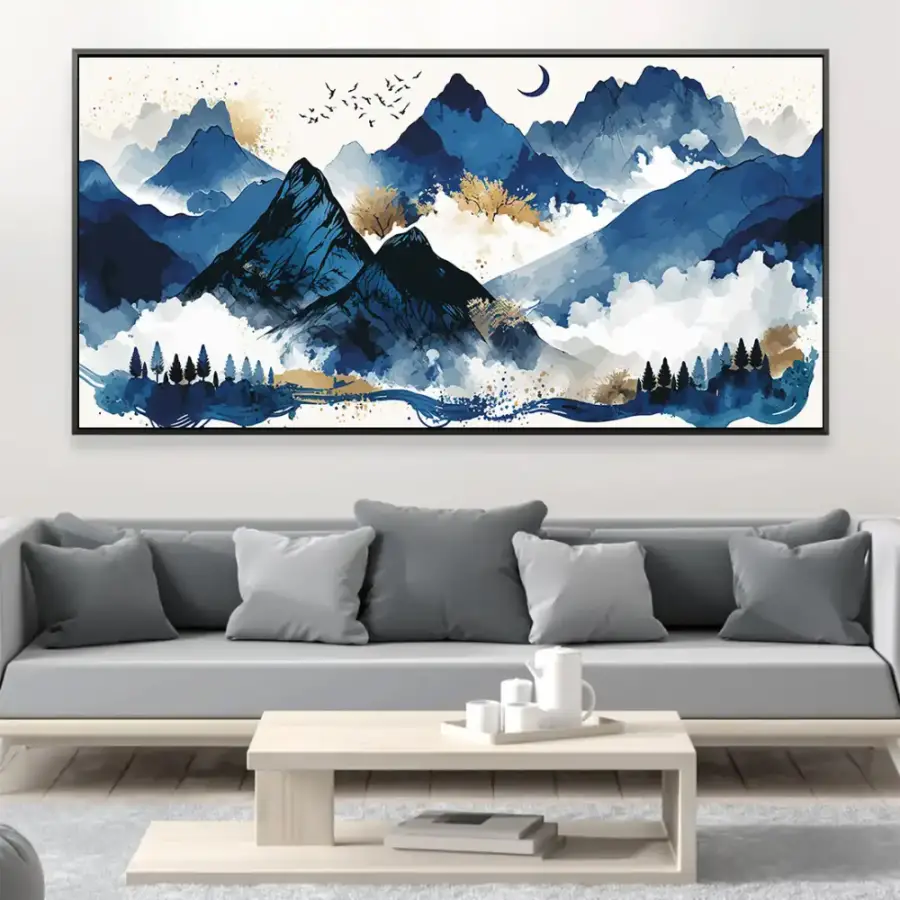 Blue Mountain Kətan Tablo TB2136 - 1