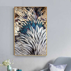 Blue Wave Kətan Tablo - Tabloshop