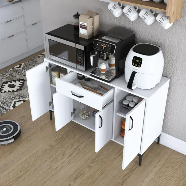 Bona Model Çox Məqsədli Dolab - Ağ/Meşə - 10