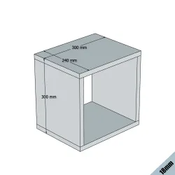 Box Divar Rəfi - Sarı - 4