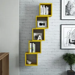 Box Divar Rəfi - Sarı - 2