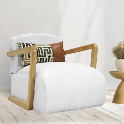 Capello Berjer Kreslo - Ağ - Zemhome