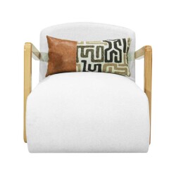 Capello Berjer Kreslo - Ağ - Zemhome (1)