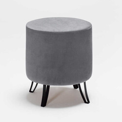 Carmen Demir Ayaqlı Pufik Gri 21 - Evdebiz