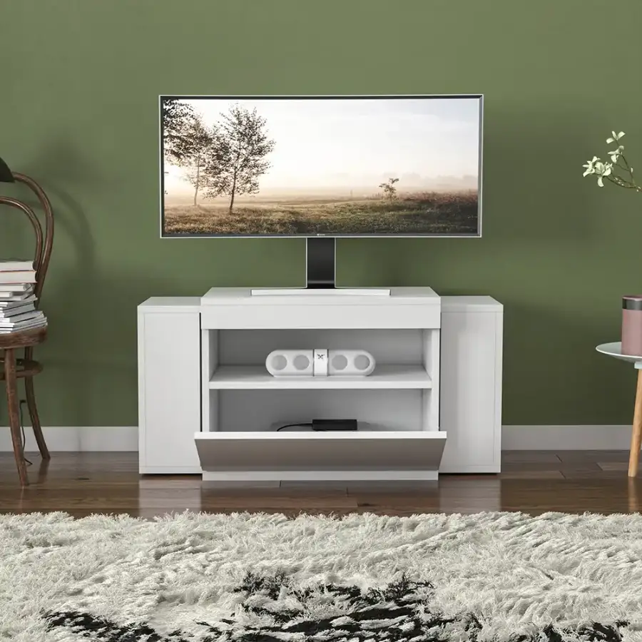 Catvi Tv Stend - Ağ - 3