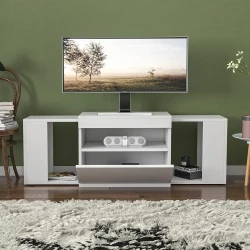 Catvi Tv Stend - Ağ - 1