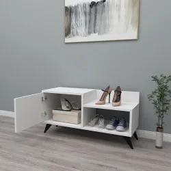 Cepos Ayaqqabı Dolabı - Ağ - Decoroom Collection (1)