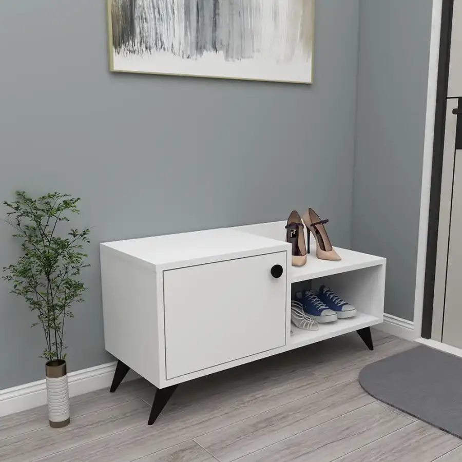 Cepos Ayaqqabı Dolabı - Ağ - 3