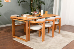 Cheri 6 Stullu Masa Dəsti 90x207cm - Vow