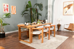 Cheri 6 Stullu Masa Dəsti 90x207cm - Vow (1)