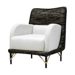 Chester Berjer Kreslo - Ağ - Zemhome