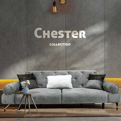 Chester Gri BF100 Divan - Zemhome