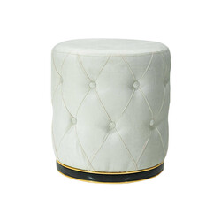 Chester Gold Pufik - Ağ - Zemhome