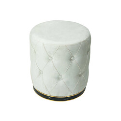 Chester Gold Pufik - Ağ - Zemhome (1)