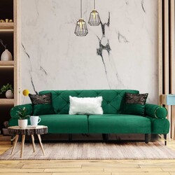 Chester Yeşil BF100 Divan - Zemhome