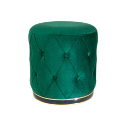 Chester Gold Pufik - Yaşıl - Zemhome