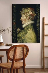 Çiçek Adam Kanvas Tablo - Markaev