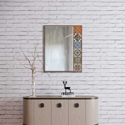 Çini Güzgü 50 cm * 60 cm - Etnik - Bluecape (1)