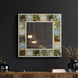 Çini Güzgü 60 cm * 60 cm - Belgrad - Bluecape (1)