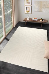 Çizgi Dokulu Modern Desen Dijital Baskılı Zenit Kilim - 1