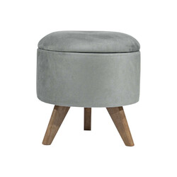 Clara Sandıqlı Pufik - Tünd Boz - Zemhome