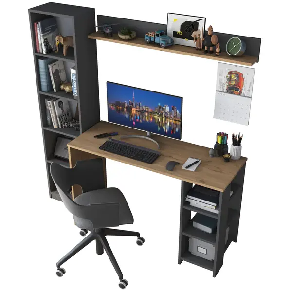 Colina Çalışma Masası - Meşə/Antrasit - 6