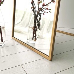 Cool Güzgü / Gold Metal / 170x50cm - Thumbnail
