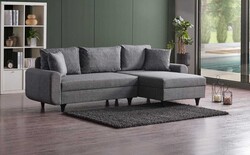 Corner Flavia Künc Divan Gri - Eviana