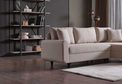 Corner Flavia Künc Divan Krem - Eviana (1)