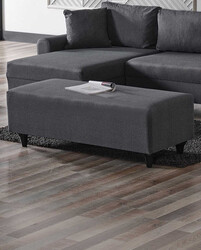 Corner Flavia Pufik Koyu Gri - Eviana