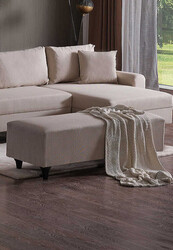 Corner Flavia Pufik Krem - Eviana