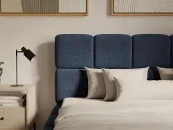 Damado İki Nəfərlik Çarpayı - Mavi - Decore Mobilya (1)