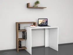 Danilo Uşaq Otağı Mebel Dəsti + Çarpayı, Çalışma masası - Cəviz/Ağ - 4