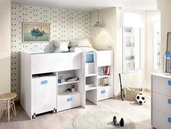 Darfe Çarpayı Ranza - Göy - Modev