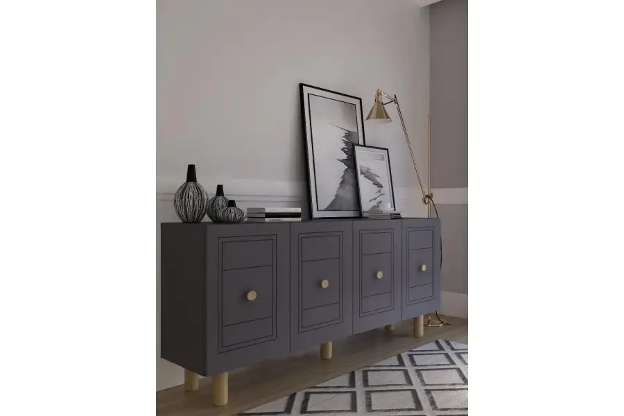 Dariod Bohem Konsol, 4 Qapılı - Antrasit - 2