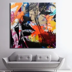 David Bowie Oil Painting Kətan Tablo TB1388 - 3