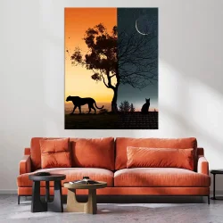 Day & Night Kətan Tablo TB2083 - 1