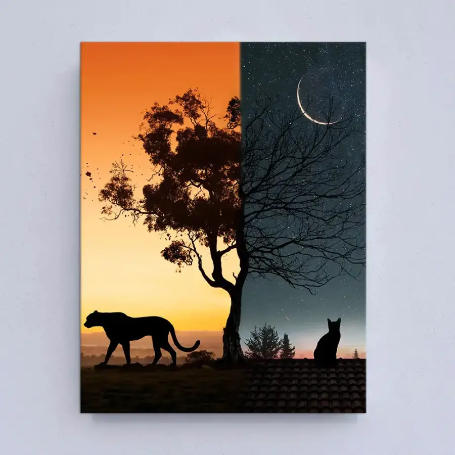 Day & Night Kətan Tablo TB2083 - 2