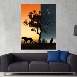 Day & Night Kətan Tablo TB2083 - 3