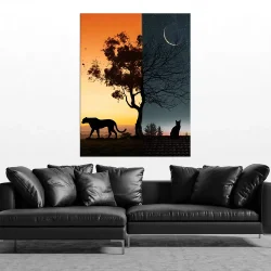 Day & Night Kətan Tablo TB2083 - 4